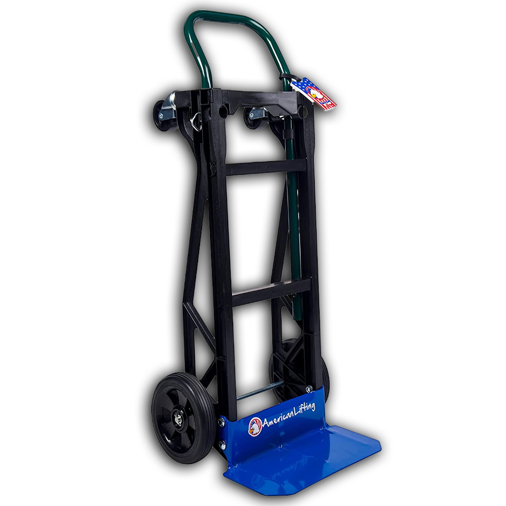 400 lb Capacity Ultra Lightweight Super Strong Nylon Convertible Hand Truck & Dolly
