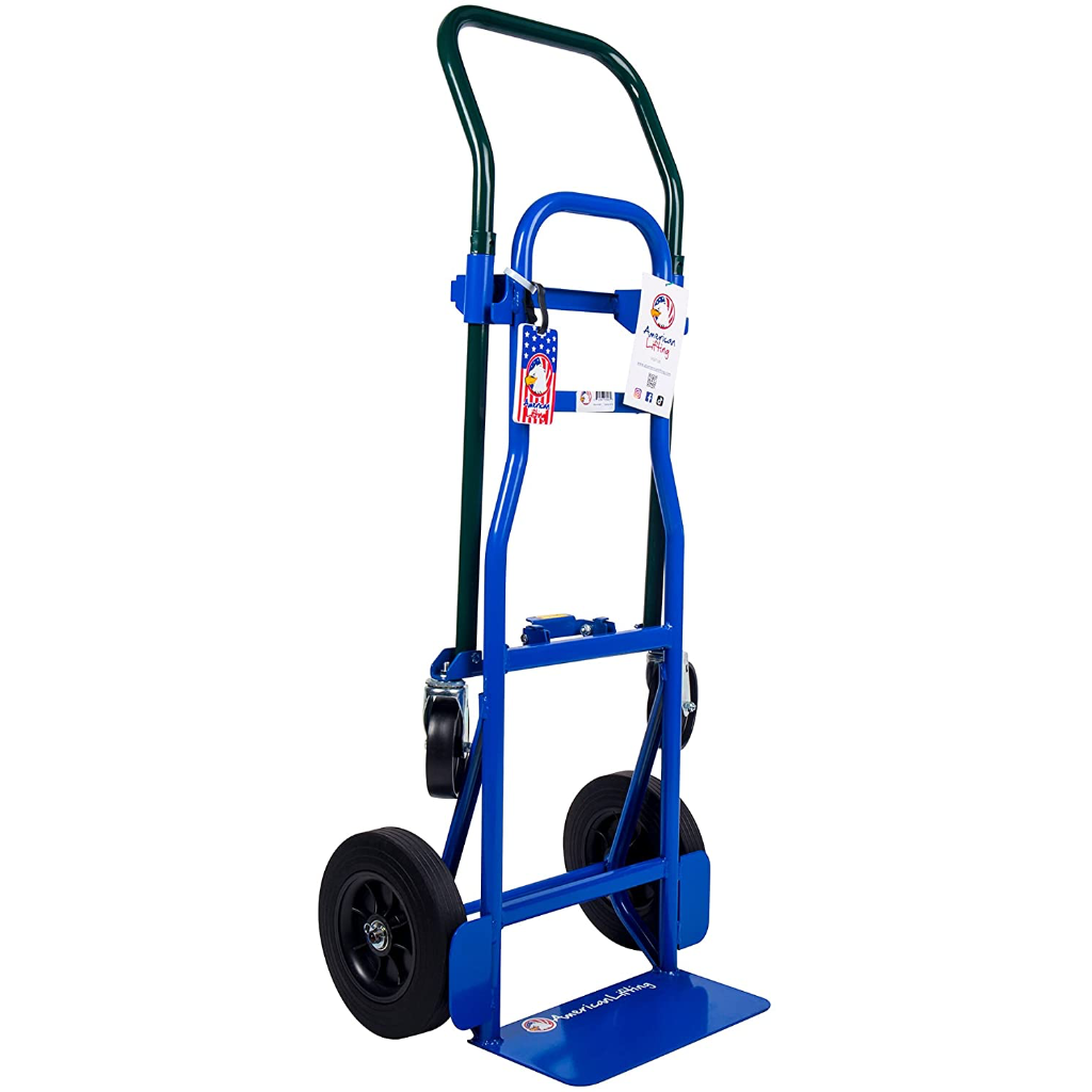 800 lbs Quick Latch Hand Truck, Metal Frame