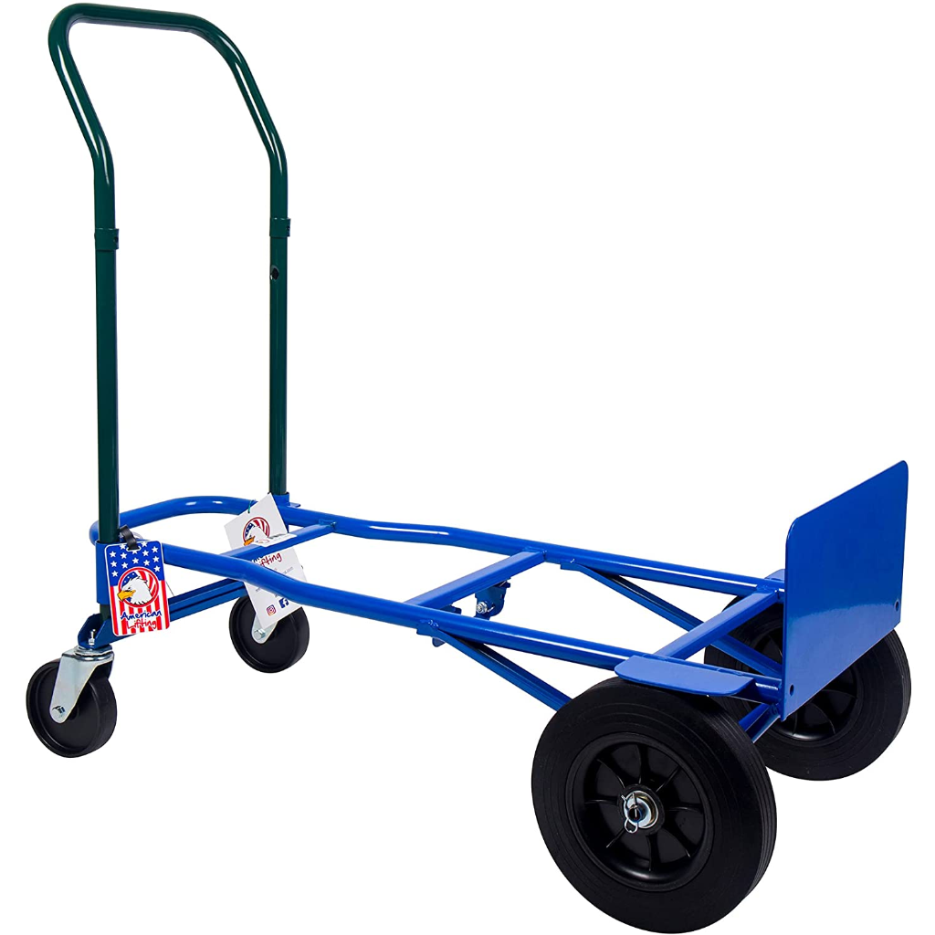 800 lbs Quick Latch Hand Truck, Metal Frame