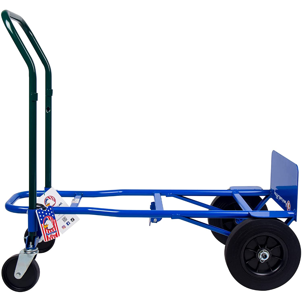 800 lbs Quick Latch Hand Truck, Metal Frame
